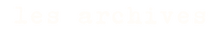 logo "les archives"